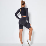 shopsharpe.com Activewear shirt shorts black / M Seamless High Waist Cycling Short and Top Set