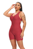 shopsharpe.com Activewear Spark One Piece Textured Fitness Playsuit