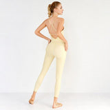 shopsharpe.com Activewear Yellow / S Chandra One Piece Yoga & Fitness Bodysuit With Pockets
