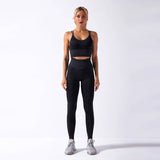 shopsharpe.com Animal Print Seamless Fitness Legging & Top Set