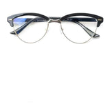 shopsharpe.com Blue Light Glasses Black Flaunt Semi-Rimless Women's Anti-Blue Light Glasses
