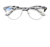shopsharpe.com Blue Light Glasses Gray Flaunt Semi-Rimless Women's Anti-Blue Light Glasses