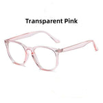 shopsharpe.com Blue Light Glasses Transparent Pink Aura Unisex Blue Light Blocking Glasses