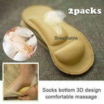 shopsharpe.com FeetEasy Original Relaxing 3D Arch Support Socks - 2 Pairs