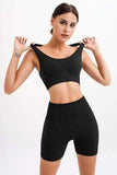 shopsharpe.com Fitness Shorts black / M Vigor 2 Piece Seamless Yoga Short & Top Set