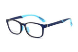 shopsharpe.com Glasses black blue Kids Flexible Anti-Blue Light Glasses