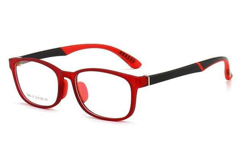 shopsharpe.com Glasses red Kids Flexible Anti-Blue Light Glasses
