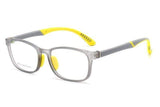 shopsharpe.com Glasses trans grey Kids Flexible Anti-Blue Light Glasses