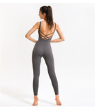 shopsharpe.com Jumpsuit Gray / S Sutra One Piece Seamless Fitness & Yoga Jumpsuit