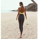 shopsharpe.com Jumpsuit Yellow / L Asmita One Piece Seamless Sleeveless Fitness & Yoga Jumpsuit