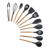 shopsharpe.com Kitchen Accessories Black / 11PCS KitRules Non-stick Silicone Utensil Set