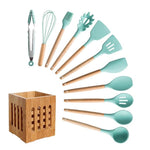 shopsharpe.com Kitchen Accessories Green / 12PCS-B KitRules Non-stick Silicone Utensil Set