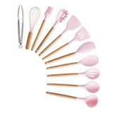 shopsharpe.com Kitchen Accessories Pink / 11PCS KitRules Non-stick Silicone Utensil Set