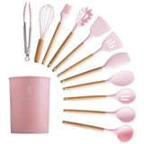 shopsharpe.com Kitchen Accessories Pink / 12PCS KitRules Non-stick Silicone Utensil Set