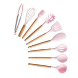 shopsharpe.com Kitchen Accessories Pink / 9PCSA KitRules Non-stick Silicone Utensil Set