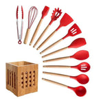 shopsharpe.com Kitchen Accessories Red / 12PCS-B KitRules Non-stick Silicone Utensil Set