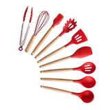 shopsharpe.com Kitchen Accessories Red / 9PCSA KitRules Non-stick Silicone Utensil Set