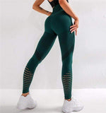 shopsharpe.com Leggings Green / S Power Seamless High Waist Fitness Leggings