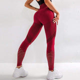 shopsharpe.com Leggings Red / XL Power Seamless High Waist Fitness Leggings