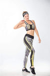 shopsharpe.com YELLOW / L Vita Printed Gym Leggings & Top Set